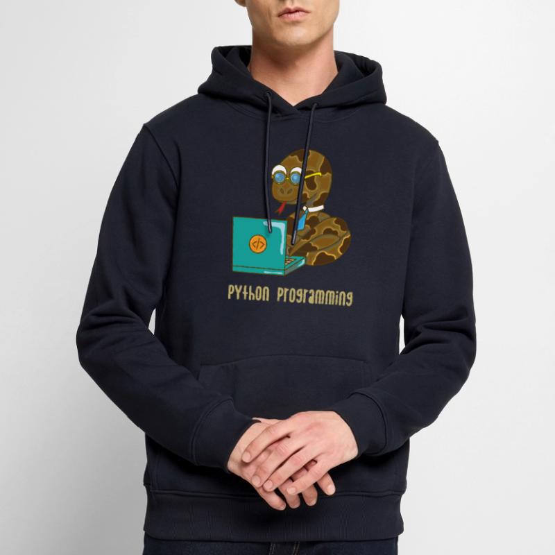 PROGRAMMATION DE PYTHON Sweat à capuche Premium bio Homme