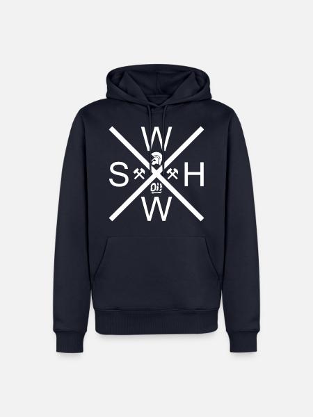 Skinheads Worldwide - Männer Premium Bio Hoodie - Navy
