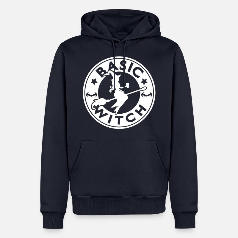 Kaffee Hexe - Männer Premium Bio Hoodie - Navy