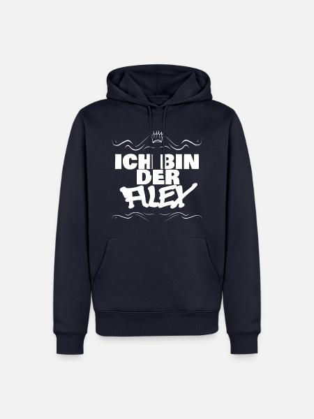 Koenig Alex Name - Männer Premium Bio Hoodie - Navy