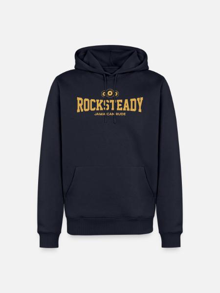 rocksteady jamaican unhöflich - Männer Premium Bio Hoodie - Navy