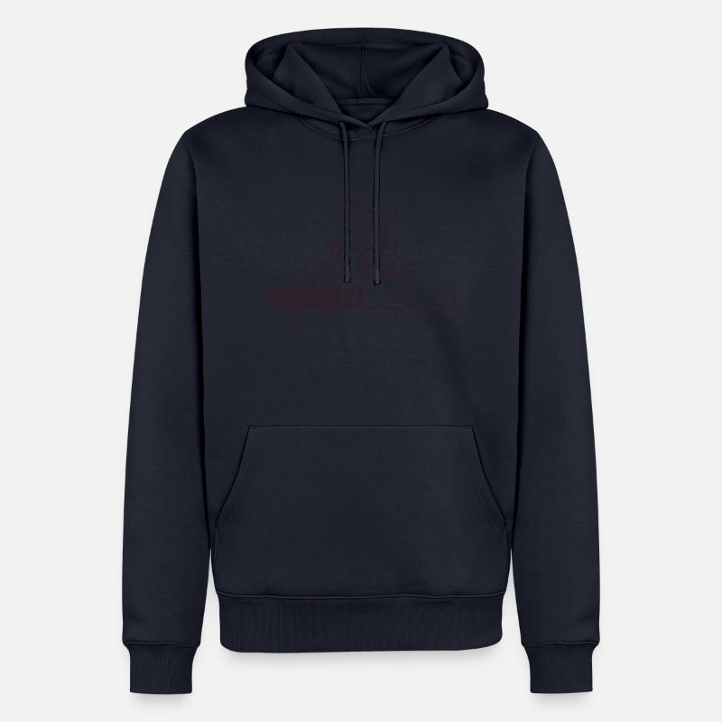 BABY LOADING - Schwangerschaft - Geschenkidee - Männer Premium Bio Hoodie - Navy