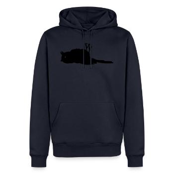 Vogel tot bird dead - Männer Premium Bio Hoodie - Navy - Vorne - Nico (187cm)