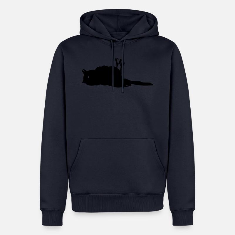 Vogel tot bird dead - Männer Premium Bio Hoodie - Navy