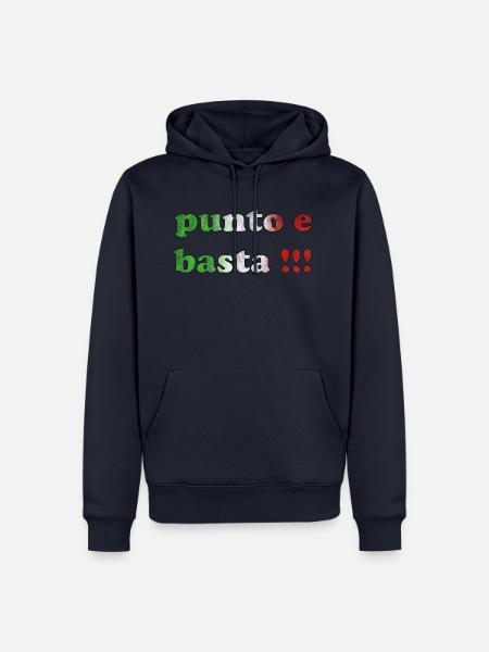 Punto - Männer Premium Bio Hoodie - Navy