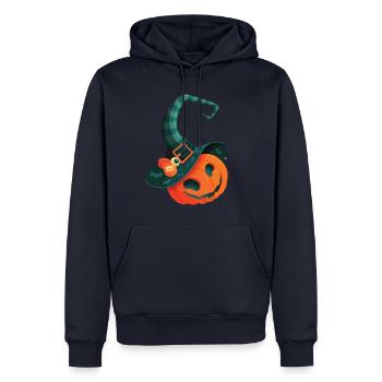 HALLOWEEN - Men’s Premium Organic Hoodie - navy - Front - Nico (187cm)