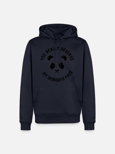 Mondays Face - Men’s Premium Organic Hoodie - navy