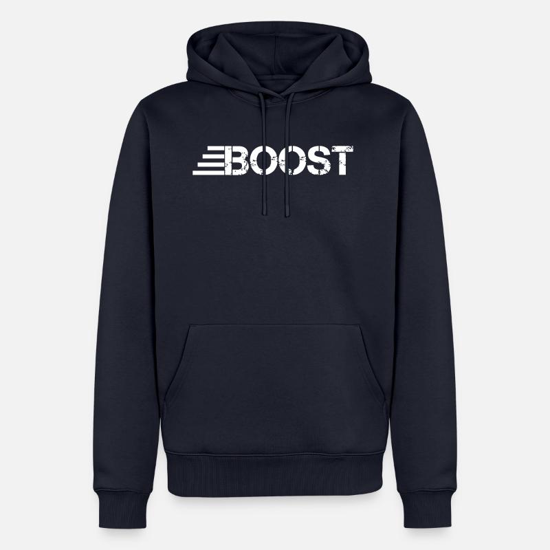 Boost - Männer Premium Bio Hoodie - Navy