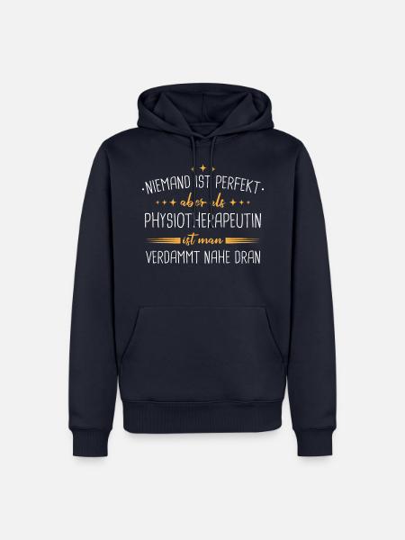 Physiotherapeut Physio Praxis Physiotherapie - Männer Premium Bio Hoodie - Navy