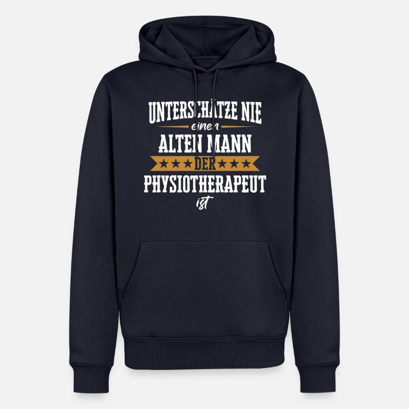 Physiotherapeut Physio Praxis Physiotherapie - Männer Premium Bio Hoodie - Navy
