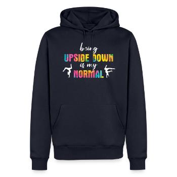 Gymnastik Gymnastik Gymnastik Gymnastik Floor Gymnastik Gymnastik Gymnastik Gymnastik Siger - Herre Premium økologisk hoodie - navy - Foran - Nico (187cm)