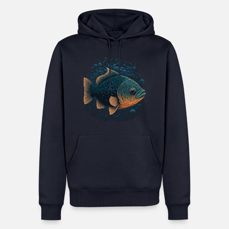 Aquarium Ventilator - Männer Premium Bio Hoodie - Navy