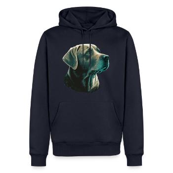 Bright Labrador Retriever - Männer Premium Bio Hoodie - Navy - Vorne - Nico (187cm)