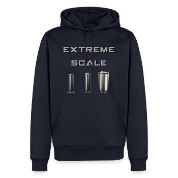 Extreme Scale Batteries - Männer Premium Bio Hoodie - Navy - Vorne - Nico (187cm)