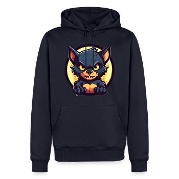 Super cute Tasmanian devil - Men’s Premium Organic Hoodie - navy - Front - Nico (187cm)