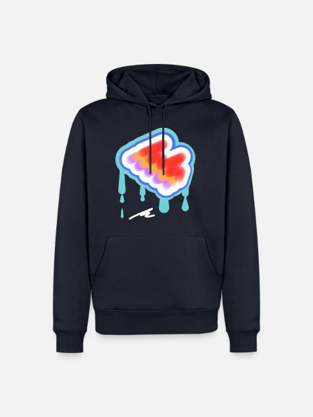 Leckere Farben (Remix) - Männer Premium Bio Hoodie - Navy