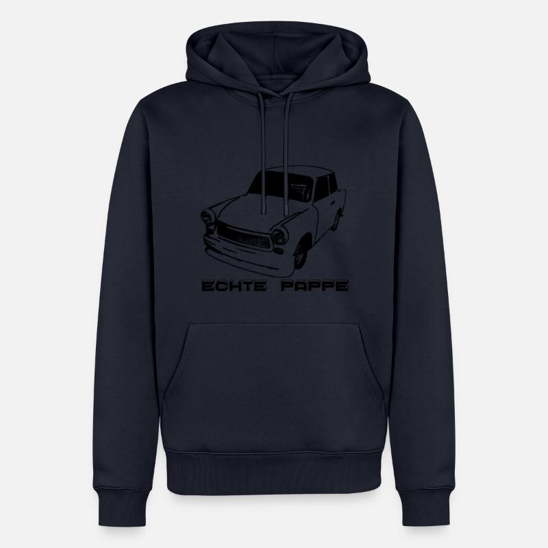 Trabi - die echte Pappe - Männer Premium Bio Hoodie - Navy