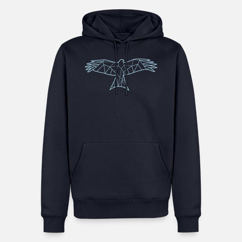 Vogel Poly - Männer Premium Bio Hoodie - Navy