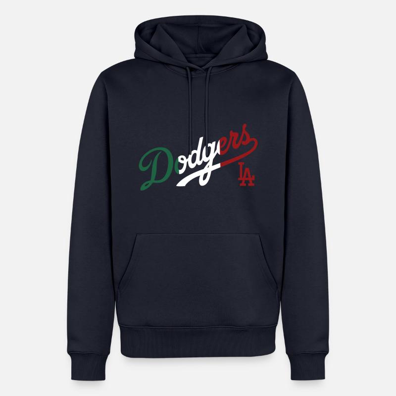Sweat à capuche Dodgers LA - Sweat à capuche Premium bio Homme - bleu marine