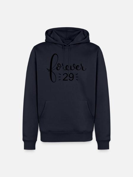 forever 29 - Männer Premium Bio Hoodie - Navy