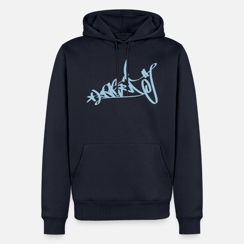 Journée Graffiti - Sweat à capuche Premium bio Homme - bleu marine
