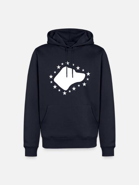 Jack Russell Terrier - Männer Premium Bio Hoodie - Navy