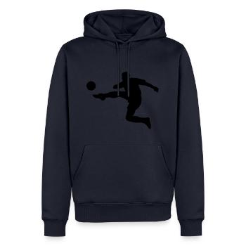 Bundesliga - Men’s Premium Organic Hoodie - navy - Front - Nico (187cm)