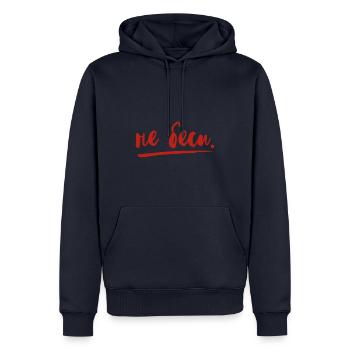 Ne me dérangez pas de dire pour les femmes russes - Sweat à capuche Premium bio Homme - bleu marine - Devant - Nico (187cm)