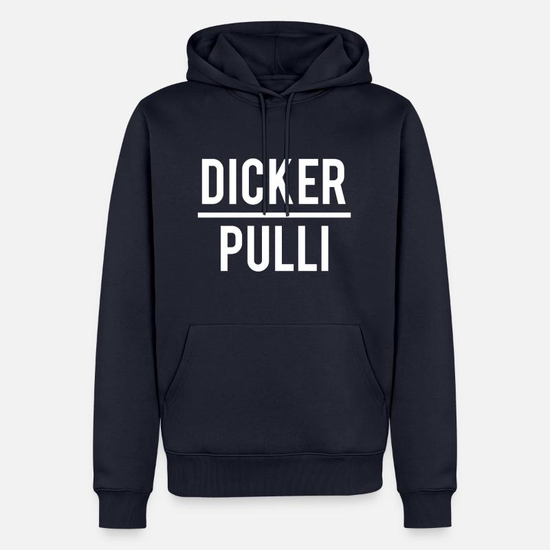 Dicker Pulli - Männer Premium Bio Hoodie - Navy