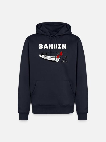 Seebrücke Bansin - Männer Premium Bio Hoodie - Navy