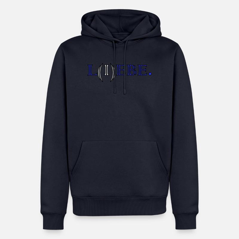 Chère vie - Sweat à capuche Premium bio Homme - bleu marine