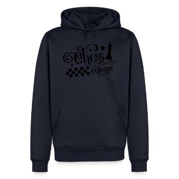 chess team - Men’s Premium Organic Hoodie - navy - Front - Nico (187cm)