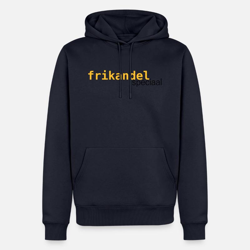 Frikandel speciaal - Sweat à capuche Premium bio Homme - bleu marine