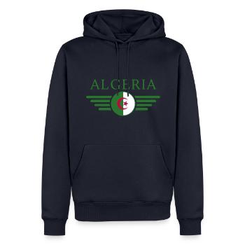 I Love Algeria, Elegance Style Design T-Shirt - Men’s Premium Organic Hoodie - navy - Front - Nico (187cm)