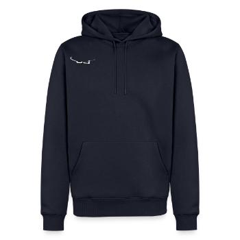 Glider Glider Glider Pilot Pilot - Men’s Premium Organic Hoodie - navy - Front - Nico (187cm)