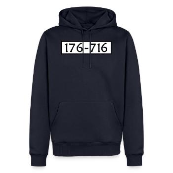 Panzerknacker Kostüm Fasching Karneval Lustig Cool - Männer Premium Bio Hoodie - Navy - Vorne - Nico (187cm)