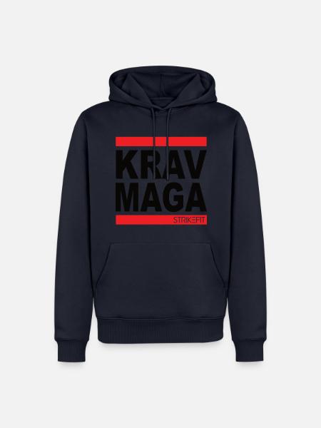 Krav Maga - Strikefit - Männer Premium Bio Hoodie - Navy