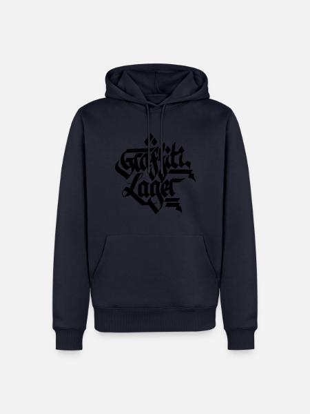 Graffitilager Shirt Druck Ares - Männer Premium Bio Hoodie - Navy