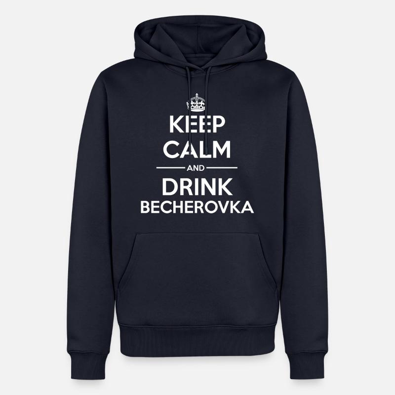 Drinks KC Becherovka - Männer Premium Bio Hoodie - Navy