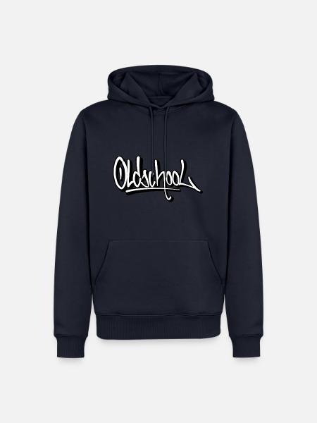 Oldschool Day - Men’s Premium Organic Hoodie - navy