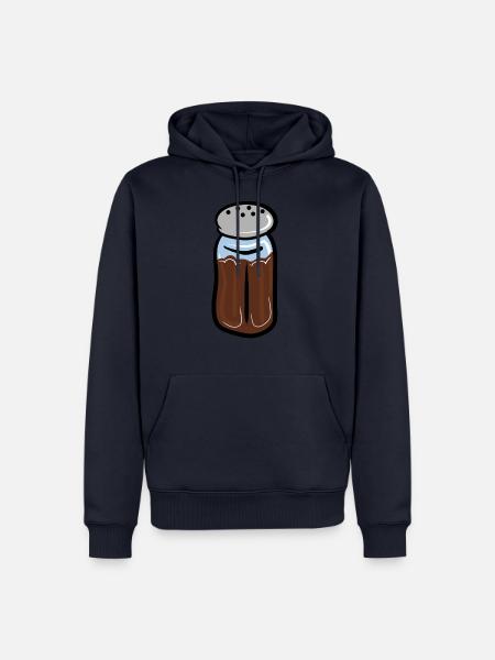 Pfefferstreuer / Pfeffer Geschenkidee für Köche - Männer Premium Bio Hoodie - Navy