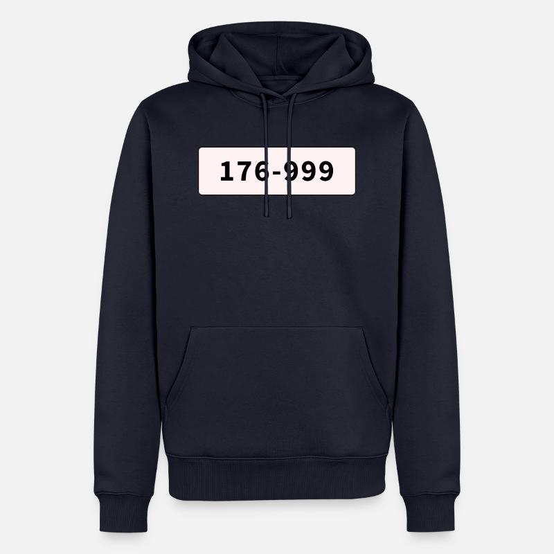 Karneval Panzerknacker Kostüm - Männer Premium Bio Hoodie - Navy