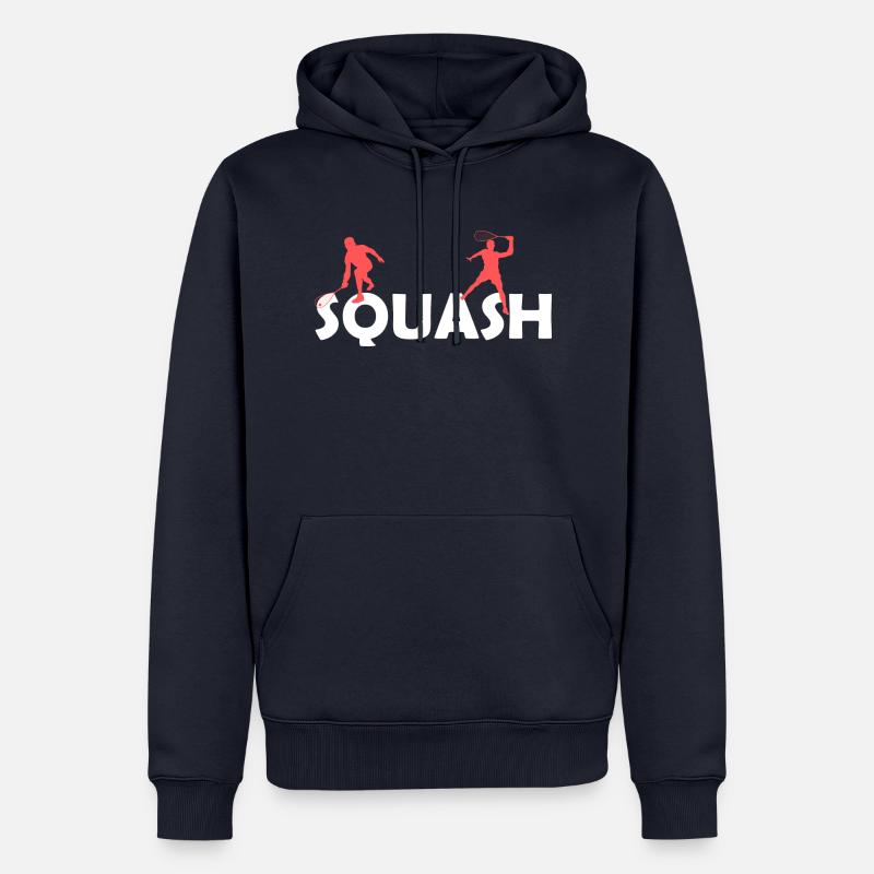 Squash - Männer Premium Bio Hoodie - Navy
