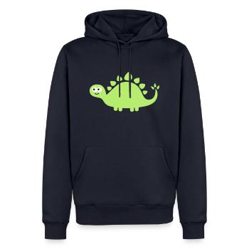 Funny cute dinosaur - Men’s Premium Organic Hoodie - navy - Front - Nico (187cm)