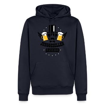 JGA Junggesellenabschied deluxe Bier Beer Party - Männer Premium Bio Hoodie - Navy - Vorne - Nico (187cm)