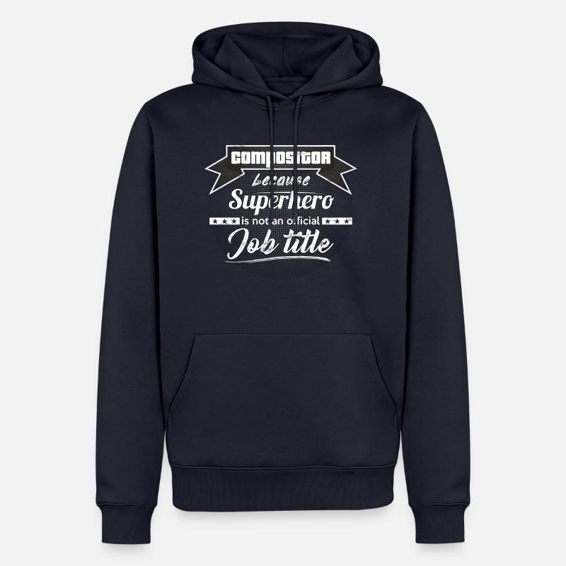 Compositor - VFX, comp, script, nodes, compositing - Männer Premium Bio Hoodie - Navy
