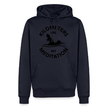 Swimming swimmers - Men’s Premium Organic Hoodie - navy - Front - Nico (187cm)