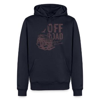Offroad Cross Auto Motorsport Geländewagen Quad - Männer Premium Bio Hoodie - Navy - Vorne - Nico (187cm)