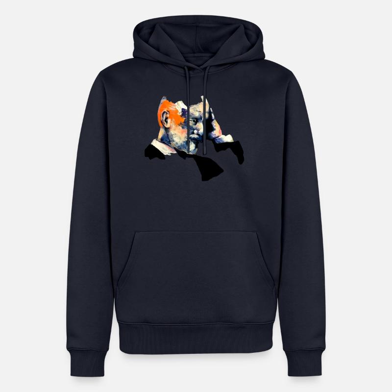 Tschaikowsky - Männer Premium Bio Hoodie - Navy