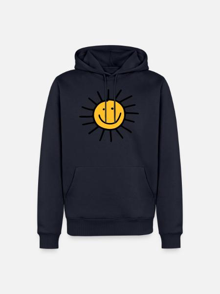 Sun - Men’s Premium Organic Hoodie - navy